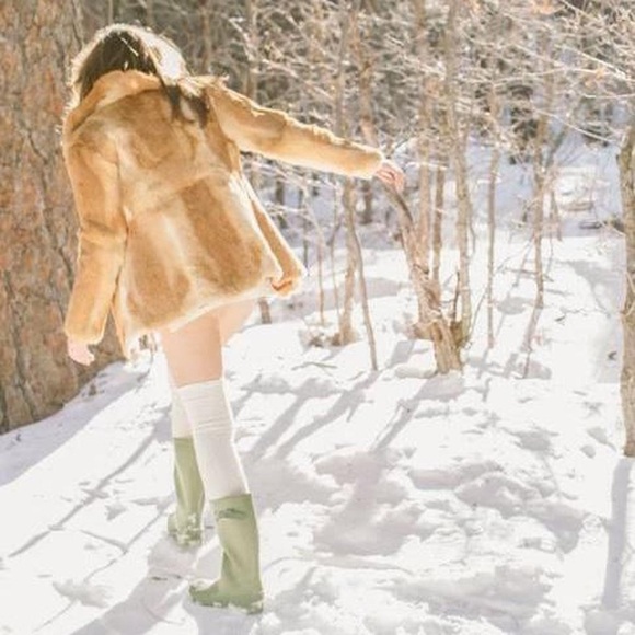 Vintage 70s Rabbit Fur Coat - Picture 1 of 4